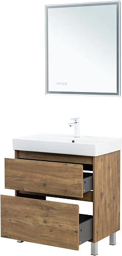 Тумба под раковину Aquanet Nova Lite 2.0 75 00346344 напольная, дуб рустикальный Тумба под раковину Aquanet Nova Lite 2.0 75 00346344 напольная, дуб рустикальный