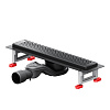 Картинка анонса товара «душевой лоток am.pm master flow w01sc-p11-040-01bm cut gradient 40см, черный матовый»