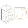 Душевой уголок RGW PA-245B 900x1000 мм 410824590-14 черный Easy Clean Душевой уголок RGW PA-245B 900x1000 мм 410824590-14 черный Easy Clean