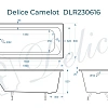 Ванна чугунная Delice Camelot 1800х800 DLR230616 Ванна чугунная Delice Camelot 1800х800 DLR230616