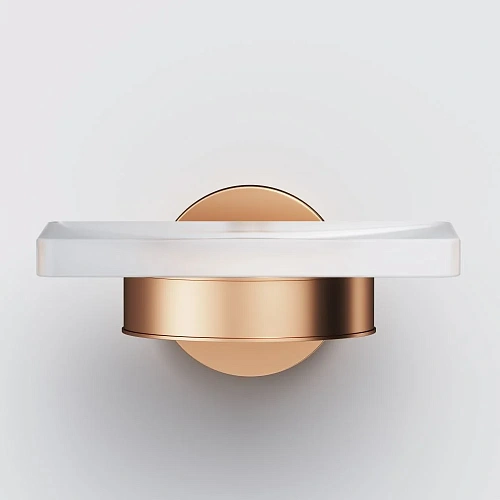 Мыльница AM.PM X-Joy A85A34244, стеклянная розовое золото Мыльница AM.PM X-Joy A85A34244, стеклянная розовое золото