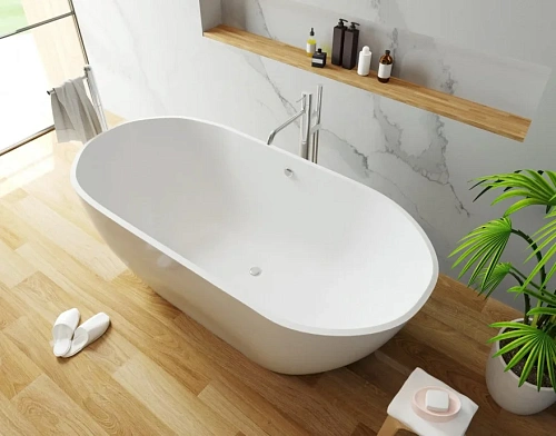 Ванна из искусственного камня Эстет Майами 1500х750 ФР-00016604 Ванна из искусственного камня Эстет Майами 1500х750 ФР-00016604