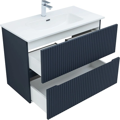 Тумба под раковину Aquanet Джейн 90 маренго 00313303 напольная/подвесная Тумба под раковину Aquanet Джейн 90 маренго 00313303 напольная/подвесная