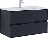 Тумба под раковину Aquanet Алвита New 90 2 ящика, антрацит 00303919