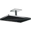 Верхний душ Hansgrohe Rainmaker Select 460 2jet 24004600, черный/хром встраиваемый