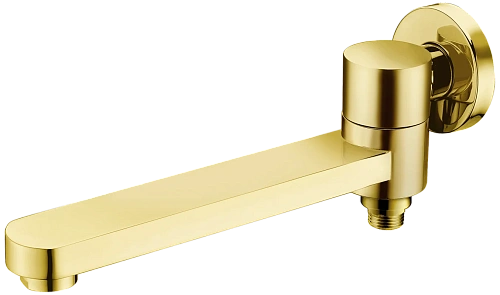 Излив Raglo R473.75.03 поворотный 21см с функцией переключения латунь, сатин золотой Излив Raglo R473.75.03 поворотный 21см с функцией переключения латунь, сатин золотой