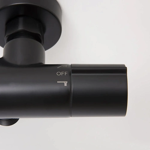 Смеситель для душа WasserKRAFT Elbe 7411 Thermo термостатический черный Смеситель для душа WasserKRAFT Elbe 7411 Thermo термостатический черный