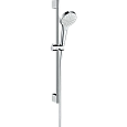Душевой гарнитур Hansgrohe Croma Select S 1jet EcoSmart 9 л/мин со штангой 65 см. 26565400, белый/хр Душевой гарнитур Hansgrohe Croma Select S 1jet EcoSmart 9 л/мин со штангой 65 см. 26565400, белый/хр