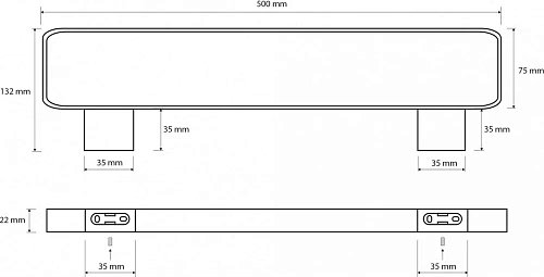 Полотенцедержатель Bemeta VIA 135004082 Полотенцедержатель Bemeta VIA 135004082