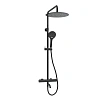 Душевая система WasserKRAFT A288.160.078.BM Thermo с термостатом черный Душевая система WasserKRAFT A288.160.078.BM Thermo с термостатом черный