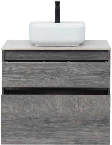 Тумба под раковину Aquanet Nova Lite 75 дуб рошелье (2 ящика) 00242273 Тумба под раковину Aquanet Nova Lite 75 дуб рошелье (2 ящика) 00242273