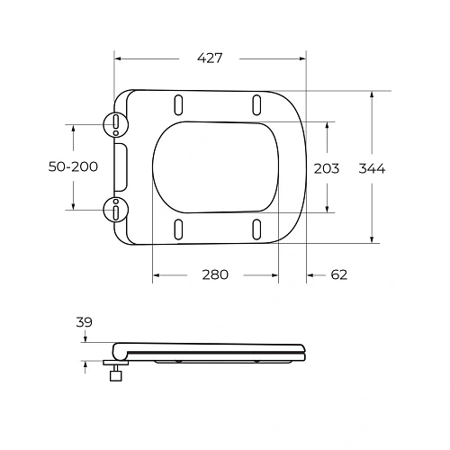 Крышка-сиденье BelBagno BB2322SC Крышка-сиденье BelBagno BB2322SC