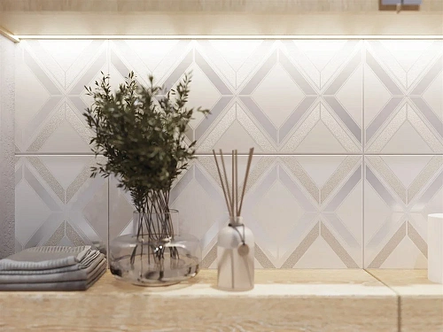 Плитка керамическая Cersanit Alrami серый 20x44 AMG091 Плитка керамическая Cersanit Alrami серый 20x44 AMG091