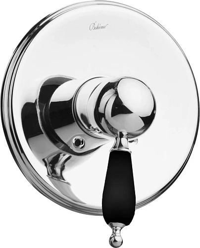 Смеситель для душа Boheme TRADIZIONALE 265-B CHROMO черная керамика встроенный Смеситель для душа Boheme TRADIZIONALE 265-B CHROMO черная керамика встроенный
