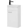 Тумба с раковиной Aquanet Нота R 40 (Moduo) белый 00254037