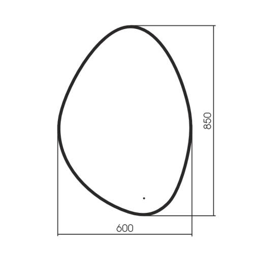 Зеркало AQUAme AQM9110B с подсветкой, универсальный монтаж Зеркало AQUAme AQM9110B с подсветкой, универсальный монтаж