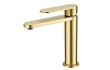 Смеситель для раковины Raglo R10.10.03, сатин золотой