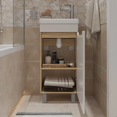 Тумба с раковиной DIWO Архангельск 40 дуб сонома 569565 Тумба с раковиной DIWO Архангельск 40 дуб сонома 569565