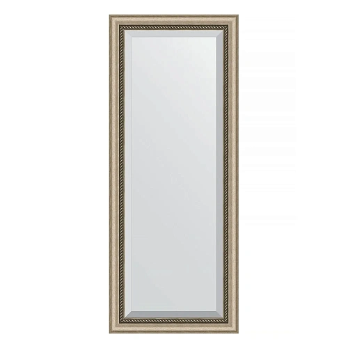 Зеркало в багетной раме Evoform Exclusive BY 1162 58 x 143 см, состаренное серебро с плетением Зеркало в багетной раме Evoform Exclusive BY 1162 58 x 143 см, состаренное серебро с плетением