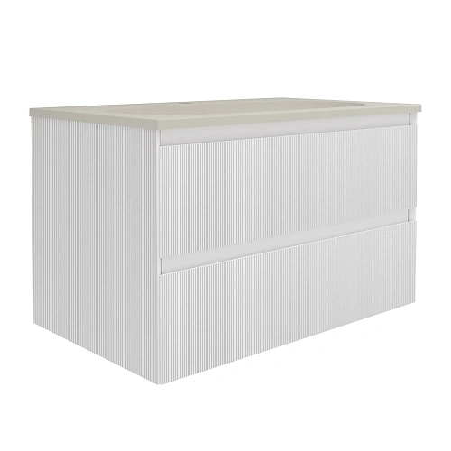 Тумба под раковину Vincea Welle 800 подвесная, белый матовый софт-тач Тумба под раковину Vincea Welle 800 подвесная, белый матовый софт-тач