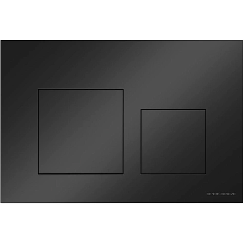 Клавиша смыва Ceramica Nova Balance Square CN12-002MB черный матовый Клавиша смыва Ceramica Nova Balance Square CN12-002MB черный матовый