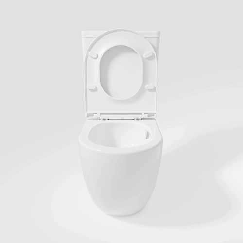 Унитаз напольный Vincea Tornado Globo VT2-14T белый, ультратонкое сиденье, soft-close, P-trap Унитаз напольный Vincea Tornado Globo VT2-14T белый, ультратонкое сиденье, soft-close, P-trap