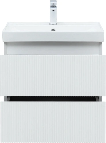 Тумба под раковину Aquanet Альтера 60 белый матовый 00337154 подвесная Тумба под раковину Aquanet Альтера 60 белый матовый 00337154 подвесная