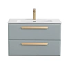 Тумба под раковину CEZARES ECO-CER-N-800-2C-SO-GAO-P подвесная Тумба под раковину CEZARES ECO-CER-N-800-2C-SO-GAO-P подвесная