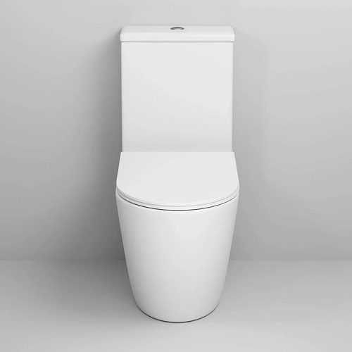 Унитаз напольный GROSSMAN GR-4480MS Color 620x365x810 белый матовый безободковый с тонкой крышкой Унитаз напольный GROSSMAN GR-4480MS Color 620x365x810 белый матовый безободковый с тонкой крышкой