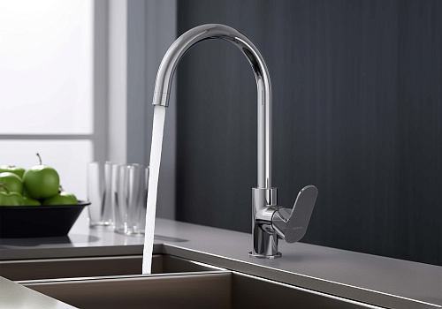 Смеситель для кухни Aquatek ОБЕРОН AQ1282CR Хром Смеситель для кухни Aquatek ОБЕРОН AQ1282CR Хром