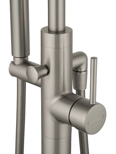 Смеситель для ванны Wonzon & Woghand STICK напольный, брашированный никель (WW-88649017-BN) Смеситель для ванны Wonzon & Woghand STICK напольный, брашированный никель (WW-88649017-BN)