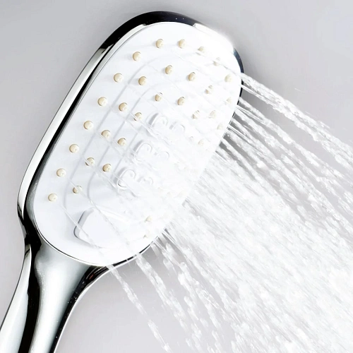 Душевая лейка WasserKRAFT A062 3-функциональная белый/хром Душевая лейка WasserKRAFT A062 3-функциональная белый/хром