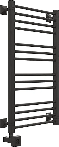 Полотенцесушитель электрический EWRIKA Кассандра Pt 90x50 L, черный матовый 510456 Полотенцесушитель электрический EWRIKA Кассандра Pt 90x50 L, черный матовый 510456