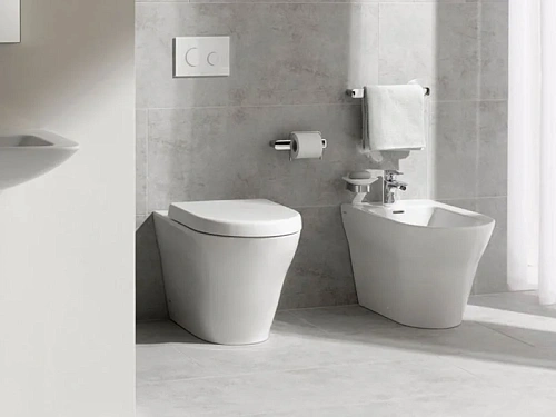 Унитаз приставной Toto MH series CW163Y#XW без сиденья Tornado Flush, CeFiONtect, цвет: белый Унитаз приставной Toto MH series CW163Y#XW без сиденья Tornado Flush, CeFiONtect, цвет: белый