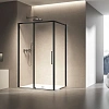 Душевой уголок Vincea Slim 8mm VSR-6SL9011CLB, 1100x900, черный, стекло прозрачное Душевой уголок Vincea Slim 8mm VSR-6SL9011CLB, 1100x900, черный, стекло прозрачное