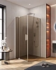 Душевой уголок CEZARES SLIDER-AH-1-100-70/80-BR-Cr 70-80x100см стекло тонированное (бронза), профиль хром