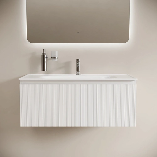 Тумба под раковину SANCOS Code CD100GP 990х453х400 цвет серая платина, подвесная Тумба под раковину SANCOS Code CD100GP 990х453х400 цвет серая платина, подвесная