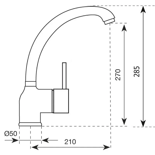 Смеситель для раковины Paini Dax 84CR211WFRKM с донным клапаном, каскадный излив Смеситель для раковины Paini Dax 84CR211WFRKM с донным клапаном, каскадный излив