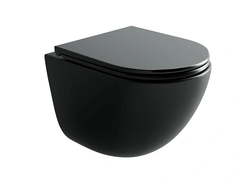 Унитаз подвесной Ceramica Nova VOGUE CN4008TMB черный матовый Унитаз подвесной Ceramica Nova VOGUE CN4008TMB черный матовый