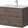 Тумба под раковину Aquanet Lino 80 (Flat) дуб веллингтон 00287543 Тумба под раковину Aquanet Lino 80 (Flat) дуб веллингтон 00287543