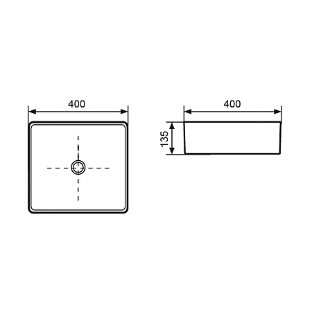 Раковина Delice Beatrice C1.4040 40 см Раковина Delice Beatrice C1.4040 40 см