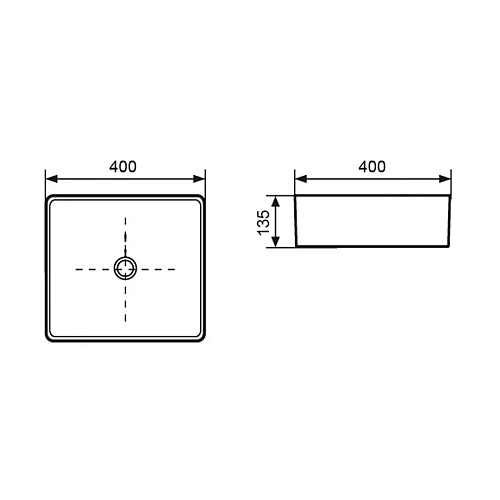 Раковина Delice Beatrice C1.4040 40 см Раковина Delice Beatrice C1.4040 40 см