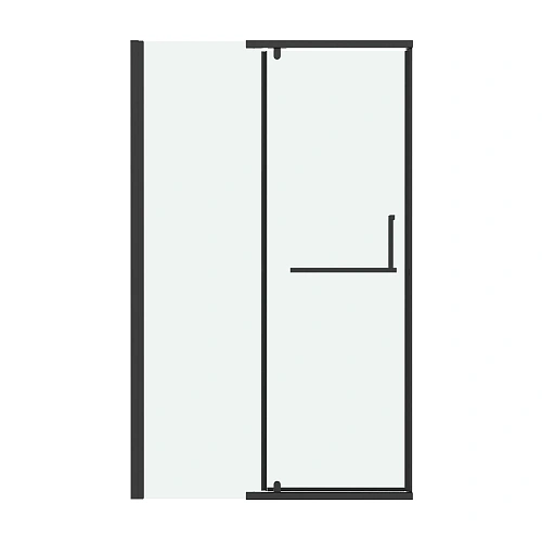 Душевая дверь GROSSMAN Pragma 100.K33.03.120.21.00 (120x195) черный матовый, стекло прозрачное Душевая дверь GROSSMAN Pragma 100.K33.03.120.21.00 (120x195) черный матовый, стекло прозрачное