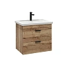 Тумба под раковину GROSSMAN ФОРТА-60 см дуб галифакс (ум.Фостер-60) подвесная 106005