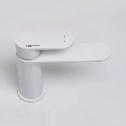 Смеситель для раковины WasserKRAFT Mindel 8503 белый Смеситель для раковины WasserKRAFT Mindel 8503 белый