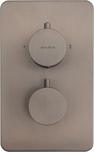 Смеситель для ванны Allen Brau Priority 5.3U123-MG (с внутренней частью, 3 выхода) графит браш Смеситель для ванны Allen Brau Priority 5.3U123-MG (с внутренней частью, 3 выхода) графит браш