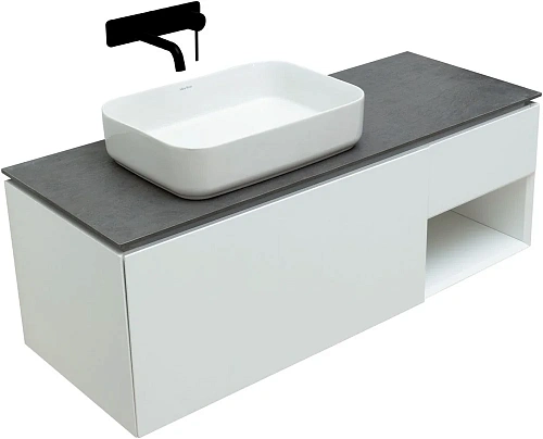 Тумба под раковину Allen Brau Infinity 120 1.21006.WM L белый матовый Тумба под раковину Allen Brau Infinity 120 1.21006.WM L белый матовый