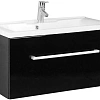 Тумба с раковиной Aquaton Мадрид 80 М черный глянец 1A1268K0MA950 Тумба с раковиной Aquaton Мадрид 80 М черный глянец 1A1268K0MA950