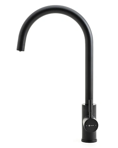 Смеситель для кухни Agger Zest A0700744 с каналом питьевой воды, матовый черный Смеситель для кухни Agger Zest A0700744 с каналом питьевой воды, матовый черный