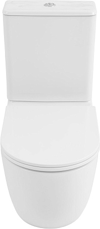 Чаша напольного унитаза Allen Brau Priority Tornado 4.31006.20 с крышкой, белый глянец
